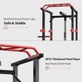 thumbnail image 5 of HighSound Power Cage Squat Rack Stands Gym Equipment 1000-Pound Capacity Exercise Olympic, 5 of 6
