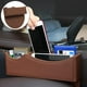 thumbnail image 3 of Organizador lateral para consola de almacenamiento de asiento delantero de coche, relleno de hueco para llaves y monedas Marrón rojizo, 3 of 9