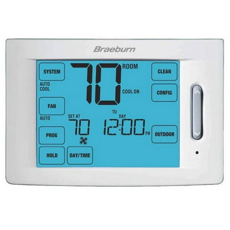 Braeburn- 6300 Touchscreen Hybrid Universal 7, 5-2 Day or Non-Programmable 4H / 2C