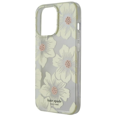 UPC 191058145628 product image for Kate Spade Protective Hardshell Case for iPhone 13 Pro - Hollyhock Floral Clear | upcitemdb.com