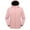 Pink, variant on jsaierl Women's Winter Jackets Plus Size Outdoor Travel Windbreaker Fall Zip Up Thermal Jacket Hooded Fleece Ski Coats Snow Thicken Outerwear