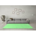 thumbnail image 3 of Ahgly Company Indoor Round Oriental Emerald Green Industrial Area Rugs, 4' Round, 3 of 4