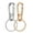 Gold Silver, variant on Durable Metal Keychain Clip Key Ring Holder, Compact Key Organizer, Convenient Key Finder for Home Car Keys, Stylish for Men & Women