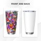 thumbnail image 3 of Vaso de 20 oz de Brawl Stars, taza de viaje de café con aislamiento al vacío de acero inoxidable, taza de café, taza de viaje con tapa, taza térmica para exteriores, 3 of 8