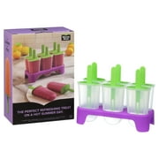 Minute Maid Set of 3 Ice Pop Molds - 1 Red, 1 Teal, 1 Purple