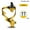 gold, variant on ROCKBROS Universal Water Bottle Bike Cage (Multi-Position, Gold)