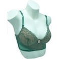 thumbnail image 5 of Iheyi 6 pcs Underwired Full Cup Eyelet Crochet Bustier Push up Longline Bra (38C), 5 of 6