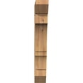 thumbnail image 2 of Ekena Millwork 3 1/2"W x 16"D x 24"H Balboa Slat Smooth Bracket, Western Red Cedar, 2 of 4