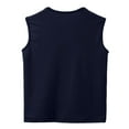 thumbnail image 4 of HUITKMM Girls Shirts Girls Solid Sleeveless Crewneck Vest T Shirts Tops Tee Clothes for Children, 4 of 5