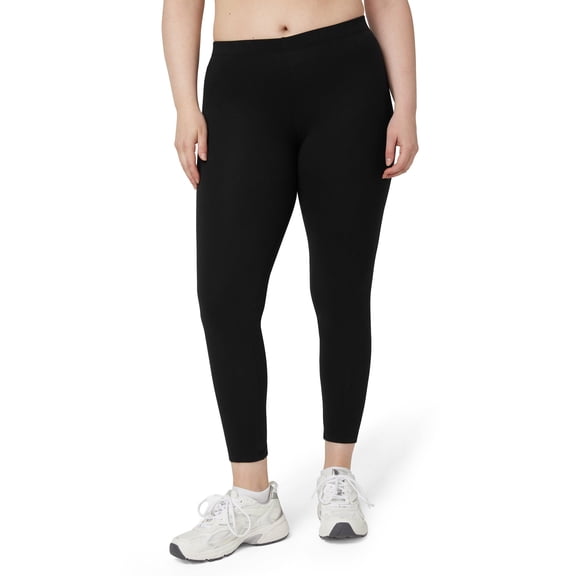 No nonsense Women's Classic Indigo Denim Legging, Black, Small