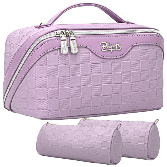 Set organizador de bolsas de maquillaje BOYATU Travel de 3 piezas a prueba de agua