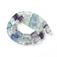 thumbnail image 3 of 1strand Natural Fluorite Beads Strands Triangular 14~14.5x10.5~11x10.5~11mm Hole: 0.8mm about 28pcs/Strand 15.55 inch(39.5cm), 3 of 3