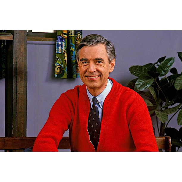 Mister Rogers Edible Cake Topper Image