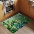 thumbnail image 3 of Rectangle Rug 2x3ft Area Rug, Tropical Plants Green Banana Leaves Area Rugs for Living Room Bedroom, Summer Jungle Floor Mat Non-Slip Non-Shedding Carpet Indoor Accent Rugs, 3 of 9