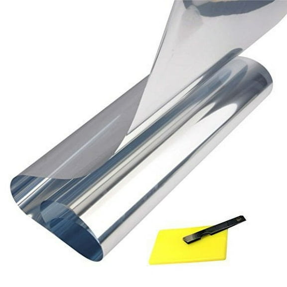 OTOLIMAN Window Tint One Way Mirror 20"in x 20'Ft (240in) UV Privacy Heat Car Home Office