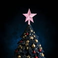 thumbnail image 5 of Dmlowu Christmas Tree Topper - 10" Glittered Star Xmas Tree Topper for Christmas Tree, Hollowed Christmas Tree Toppers for Holiday Party Home Decor, 5 of 7