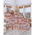 thumbnail image 1 of Parent-child Christmas Pajamas Two-piece Set Tops Pants Family Pyjamas, 1 of 3