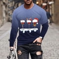 thumbnail image 1 of Blusas y camisas de manga larga y cuello redondo para hombre, camisetas casuales con estampado de moda y cuello redondo, blusas de licra de manga corta para hombre., 1 of 5