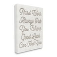 thumbnail image 3 of Stupell Hard Work Motivational Phrase Inspirational Painting Gallery Wrapped Canvas Print Wall Art, 3 of 5