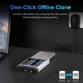 thumbnail image 2 of Clonador SSD WAVLINK M.2 NVMe con carcasa de doble bahía de 10 Gbps y 8 TB, 2 of 6