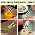 thumbnail image 4 of Red Bell Pepper Seed Corer, 2025 New T-Shaped Handle Stainless Steel Fruite Corer, Vegetable Corer Tool Cutter Pepper Seed Remover Tool, Universal Kitchen Gadget, 4 of 10