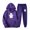 Purple womens outfit sets, variant on up to 60% off Gifts Hoodies Sets for Women Halloween 2 Piece Outfits Set for Women Cute Ghost Print Hooded Sweatshirt and Jogger Sweatpant Sweatsuits Sets with Pocket Causal Lounge Set Holiday Deals