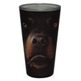 thumbnail image 1 of Rottweiler Face Pinte en Verre, 1 of 1