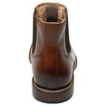 thumbnail image 2 of STACY ADAMS Mens Brown Arch Support Removable Insole Maury Cap Toe Slip On Leather Chelsea 8 M, 2 of 4