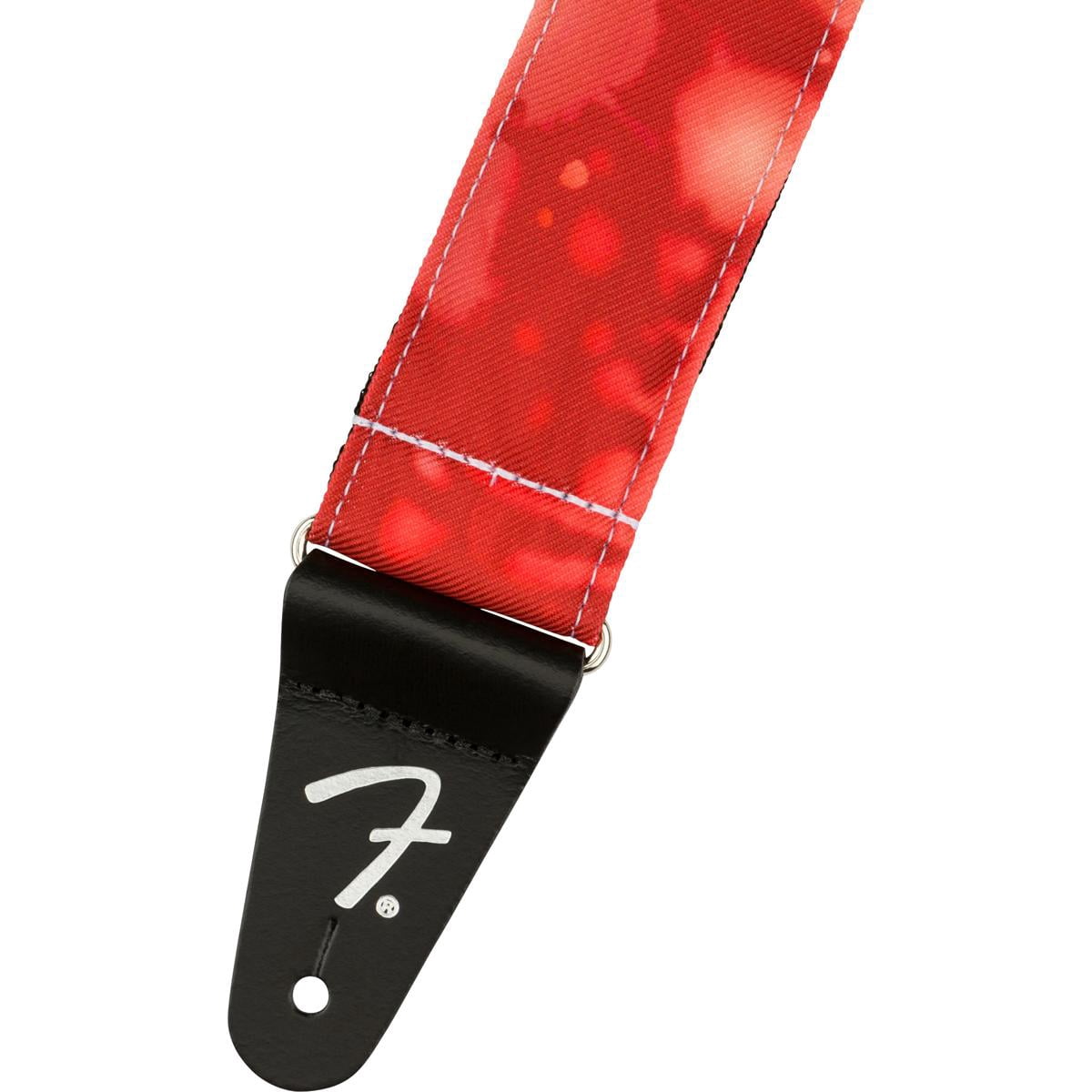 Fender ® Tie Dye Acid Wash 2" Wide Guitar Strap, Red MODEL #: 0990637200