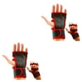 thumbnail image 1 of Redempat 2pieces Stay Cool And Comfortable With Multifunctional Gym Gloves Breathable Red L 2Set, 1 of 6