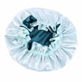 thumbnail image 1 of Parent Child Satin Nightcap - Imitation Silk, Elastic, for Hair Protection, 1 of 1