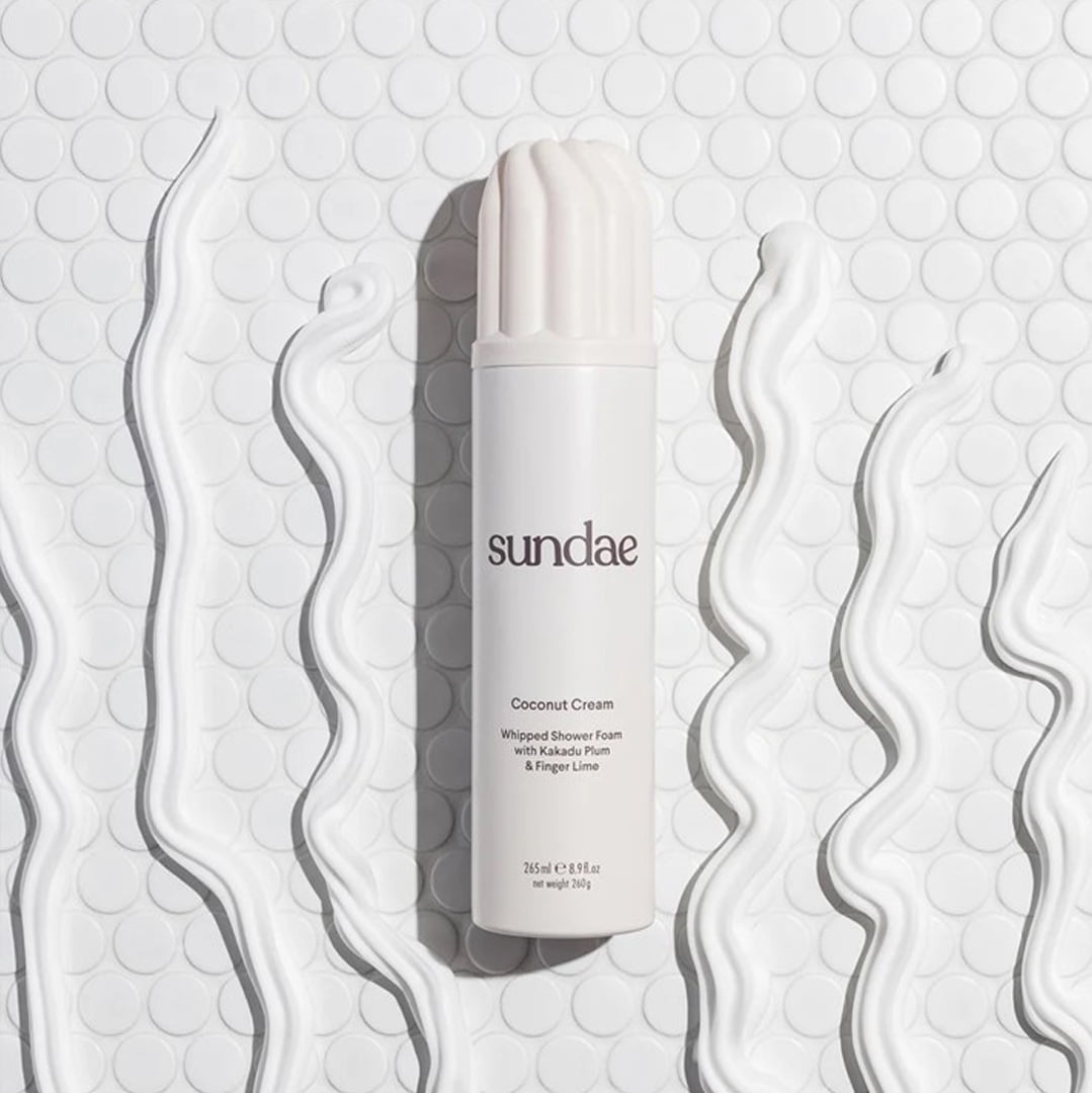 Sundae Whipped Shower Foam Coconut Cream for All Adult Skin Types