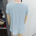 thumbnail image 1 of Blusa de manga corta con pétalos NikouMX camiseta de verano para mujer, 1 of 3