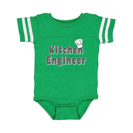

Inktastic Kitchen Engineer Gray Gift Baby Boy or Baby Girl Bodysuit