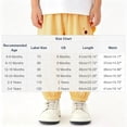 thumbnail image 4 of SROBPTY Toddler Boys Pants Print Straight Leg Soft Elastic Waist Breathable Trousers for 1-3Y, 4 of 5