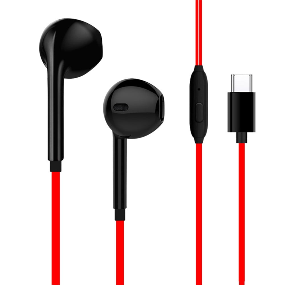 Famure S27 Type-C Special Earphones Heavy Bass 4D Stereo Surround in-Ear Earbuds Wired Earphones 