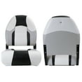 thumbnail image 7 of NORTHCAPTAIN S1 Pro Premium High Back Folding Boat Seat,Stainless Steel Screws Included,White/Light Grey/Black(2 Seats), 7 of 7