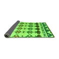 thumbnail image 2 of Ahgly Company Indoor Rectangle Abstract Green Modern Area Rugs, 8' x 10', 2 of 4