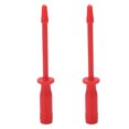 thumbnail image 1 of Delaman 2 uds sonda Pin multímetro prueba aguja sonda Pin aguja cabeza redonda 4mm puerto para probar circuito de voltaje automotriz(rojo), 1 of 8