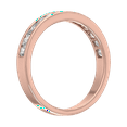 thumbnail image 2 of 3/4 Carat Diamond Wedding Band Ring in 10K Rose Gold (Ring Size 5), 2 of 4