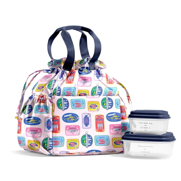 Bolsa de almuerzo Fit & Fresh Cromwell con aislamiento y contenedores para mujer