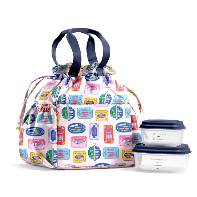 Bolsa de almuerzo Fit & Fresh Cromwell con aislamiento y contenedores para mujer