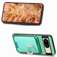 thumbnail image 7 of Allytech Google Pixel 9 Case, Detachable Magnetic Wallet Case with Card Holder & Ring Stand, Support Car Mount, Premium PU Leather Shockproof Durable Protective Slim Case Cover - Green, 7 of 7