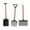 3pc shovel, variant on Dollhouse Agricultural Tools Decoration Accessories /6 1/12 Doll House Toy Model - shovel, multi