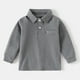 thumbnail image 2 of REDARER Boys Uniform Long Sleeve Polo, 2-Pack - for Little Boys & Big Boys,Size 4-5 Years, 2 of 6