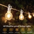 thumbnail image 4 of Luces de guirnalda para exterior Brightown de 15 m, impermeables, 25 bombillas LED, 4 of 7