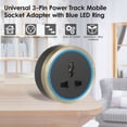 thumbnail image 3 of Universal 3-Pin Track Sockets Power Sockets Adapter Power Track Socket Outlet Versatile Electric Mobile Track, 3 of 8