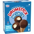 thumbnail image 4 of DRUMSTICK Cornets de dessert glacé minis simplement trempé vanille 6 x 63 ml, 4 of 7