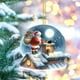 thumbnail image 4 of Trineo de Papá Noel para Navidad, decoración del hogar, puerta del dormitorio, acrílico, 2D, plano, colgante, 4 of 4