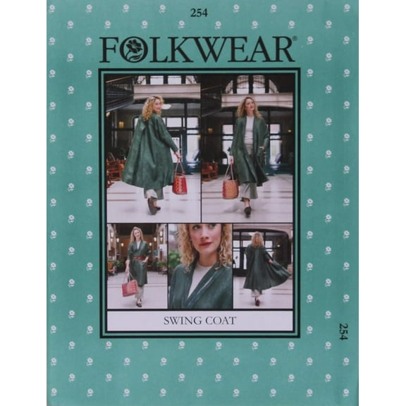 Folkwear Swing Coat #254 Sewing Pattern (Pattern Only) folkwear254